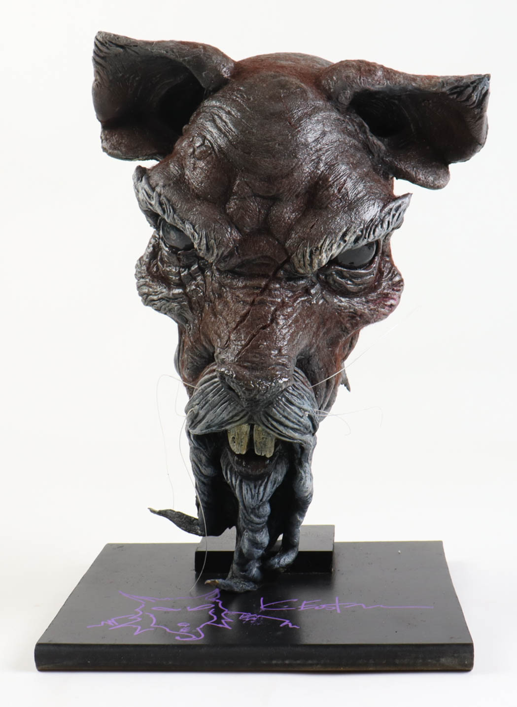 Kevin Eastman Signed Splinter - TMNT Life Size Custom Hand-Painted Sculpture by Tate Steinsiek (PA) at PristineAuction.com Kevin Eastman Signed Splinter - TMNT Life Size Custom Hand-Painted Sculpture by Tate Steinsiek (PA) at PristineAuction.com