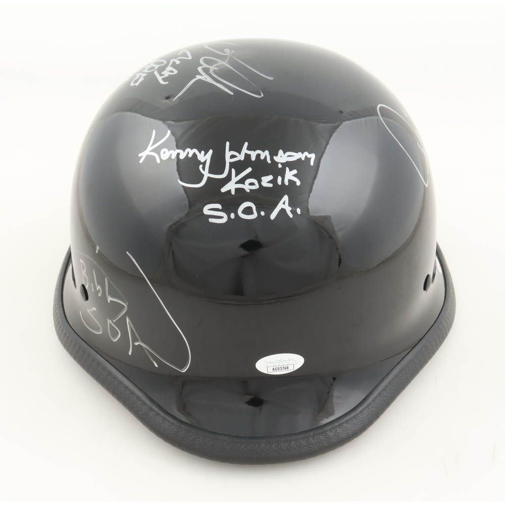 "Sons of Anarchy" Motorcycle Helmet Signed by (5) with Ron Perlman, Kim