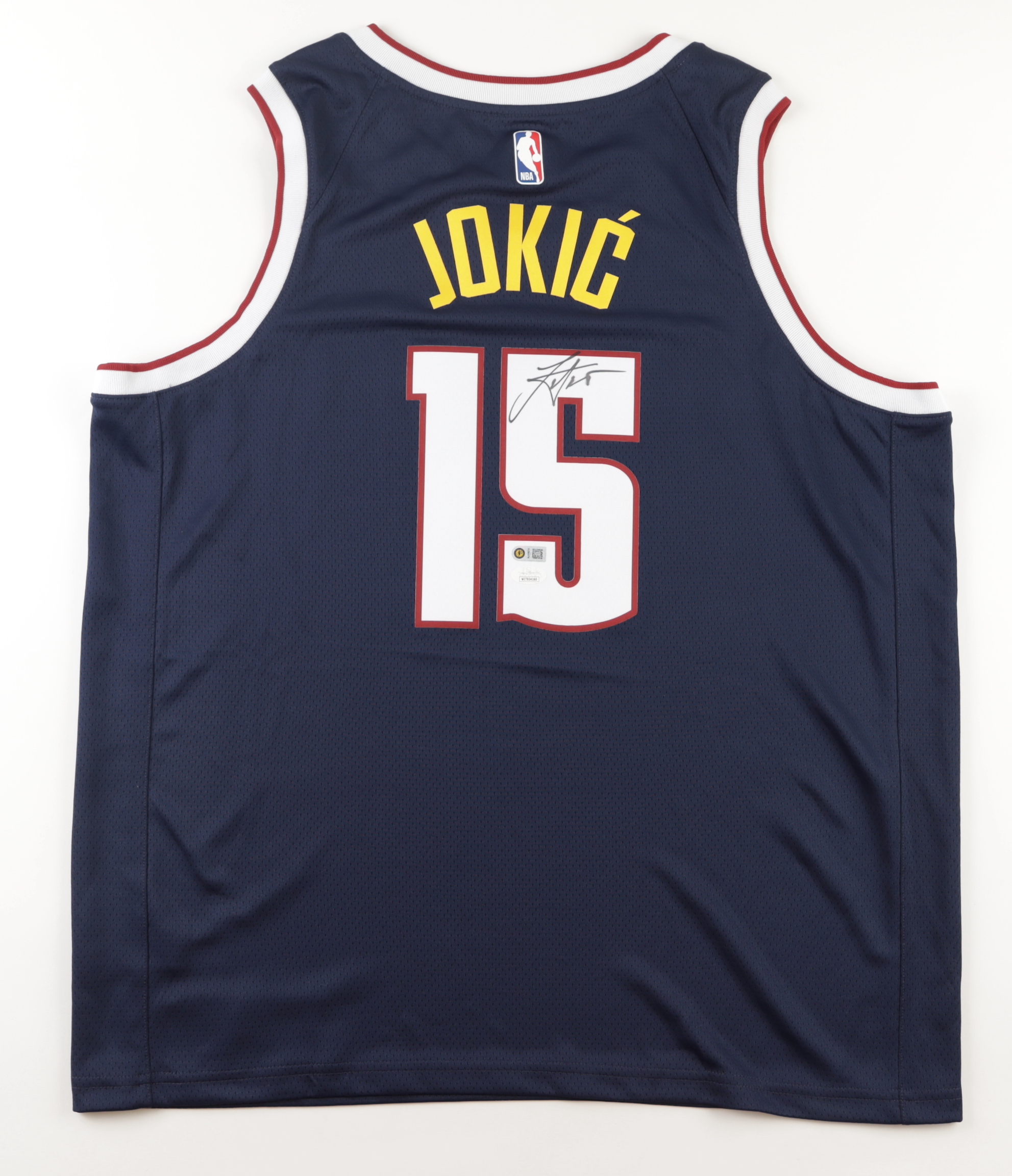 Nikola Jokic Signed Nuggets Jersey (JSA & Jokic) at PristineAuction.com Nikola Jokic Signed Nuggets Jersey (JSA & Jokic) at PristineAuction.com