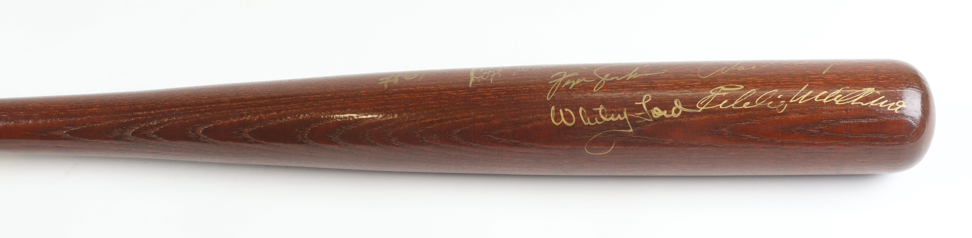 MLB Hall of Famers Cooperstown Bat Hall of Fame Logo Baseball Bat Signed By (11) with Richie Ashburn, Whitey Ford, Eddie Matthews, Early Wynn, Enos Slaughter (PSA) at PristineAuction.com MLB Hall of Famers Cooperstown Bat Hall of Fame Logo Baseball Bat Signed By (11) with Richie Ashburn, Whitey Ford, Eddie Matthews, Early Wynn, Enos Slaughter (PSA) at PristineAuction.com