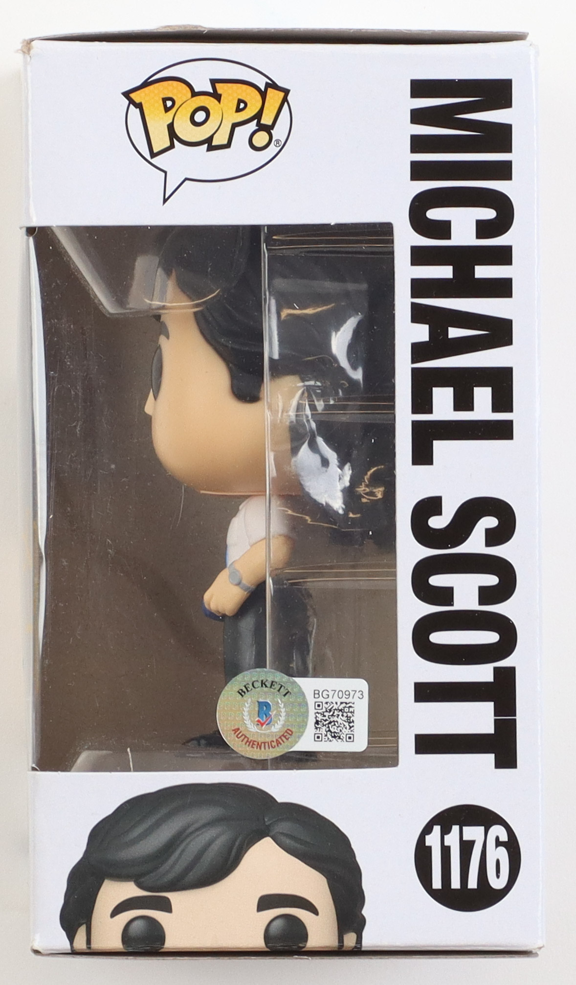 Steve Carell Signed "The Office" #1176 Michael Scott Funko Pop! Vinyl Figure (Beckett) at PristineAuction.com Steve Carell Signed "The Office" #1176 Michael Scott Funko Pop! Vinyl Figure (Beckett) at PristineAuction.com