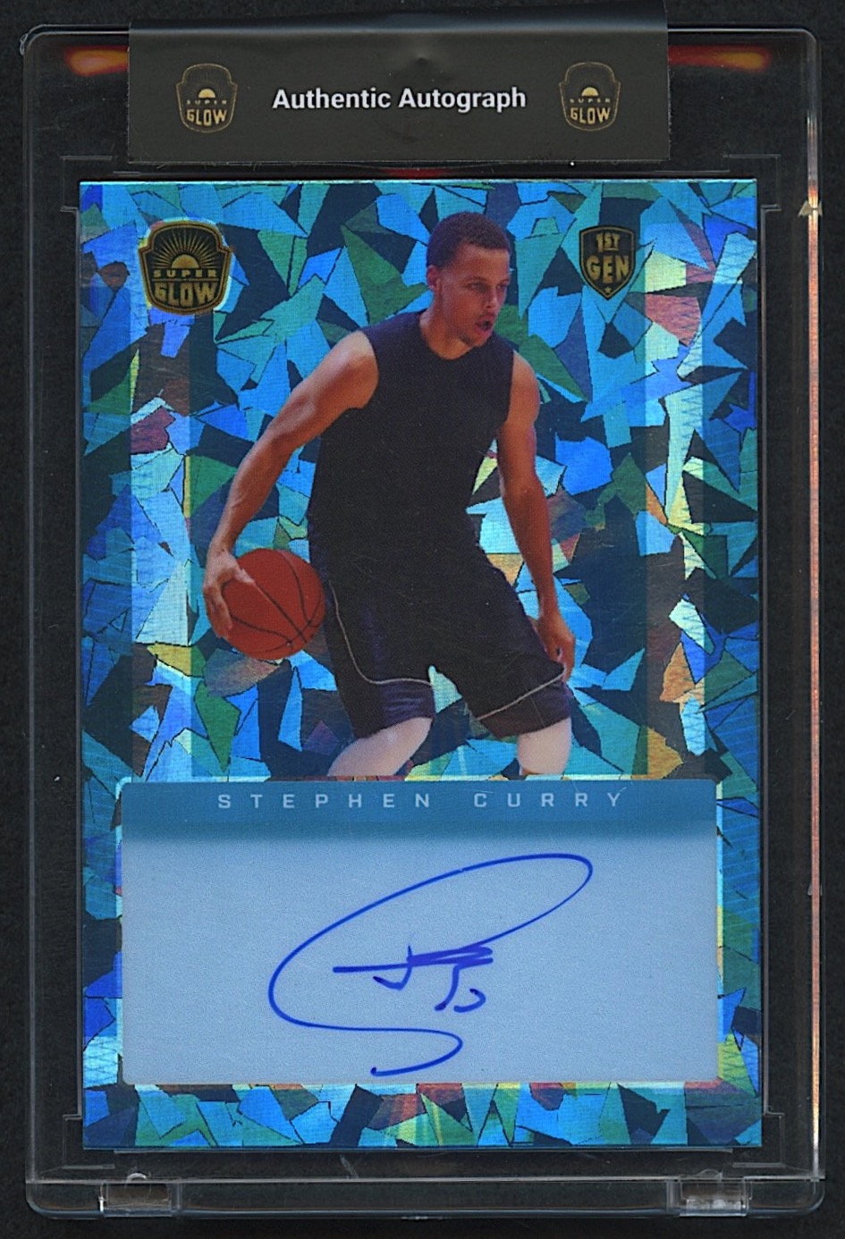 Stephen Curry 2022 Super Glow Autograph #01/10 at PristineAuction.com Stephen Curry 2022 Super Glow Autograph #01/10 at PristineAuction.com