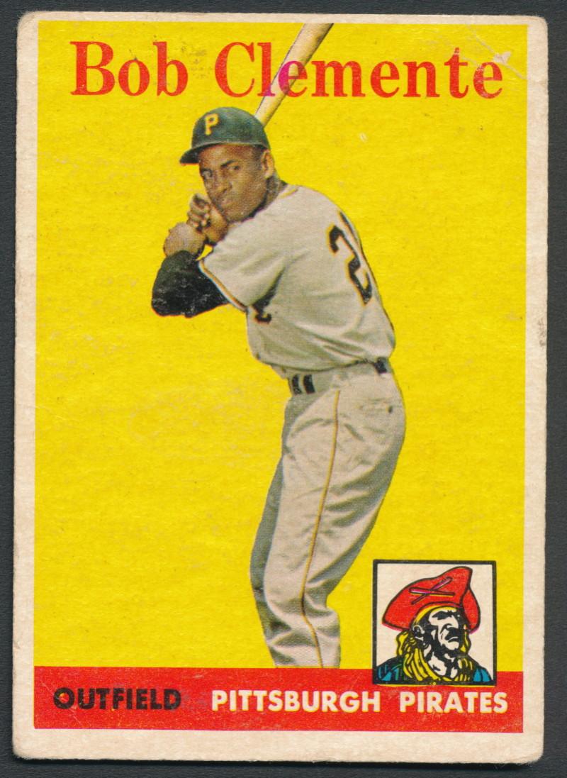 Roberto Clemente 1958 Topps #52 at PristineAuction.com Roberto Clemente 1958 Topps #52 at PristineAuction.com