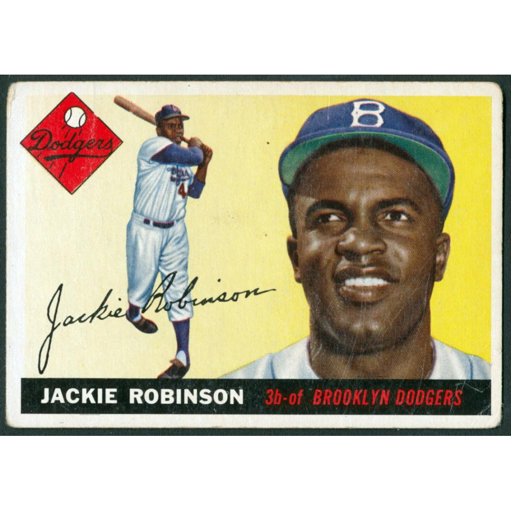 Jackie Robinson 1955 Topps #50 | Pristine Auction