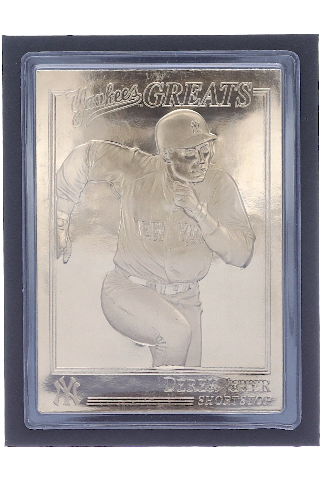 Derek Jeter 2003 Yankees Greats 23Kt Gold Card at PristineAuction.com Derek Jeter 2003 Yankees Greats 23Kt Gold Card at PristineAuction.com