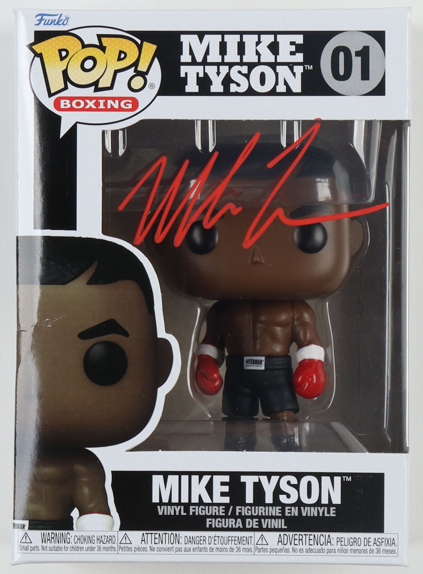 Mike Tyson Signed Boxing #01 Funko Pop! Vinyl Figure (Tyson) at PristineAuction.com Mike Tyson Signed Boxing #01 Funko Pop! Vinyl Figure (Tyson) at PristineAuction.com