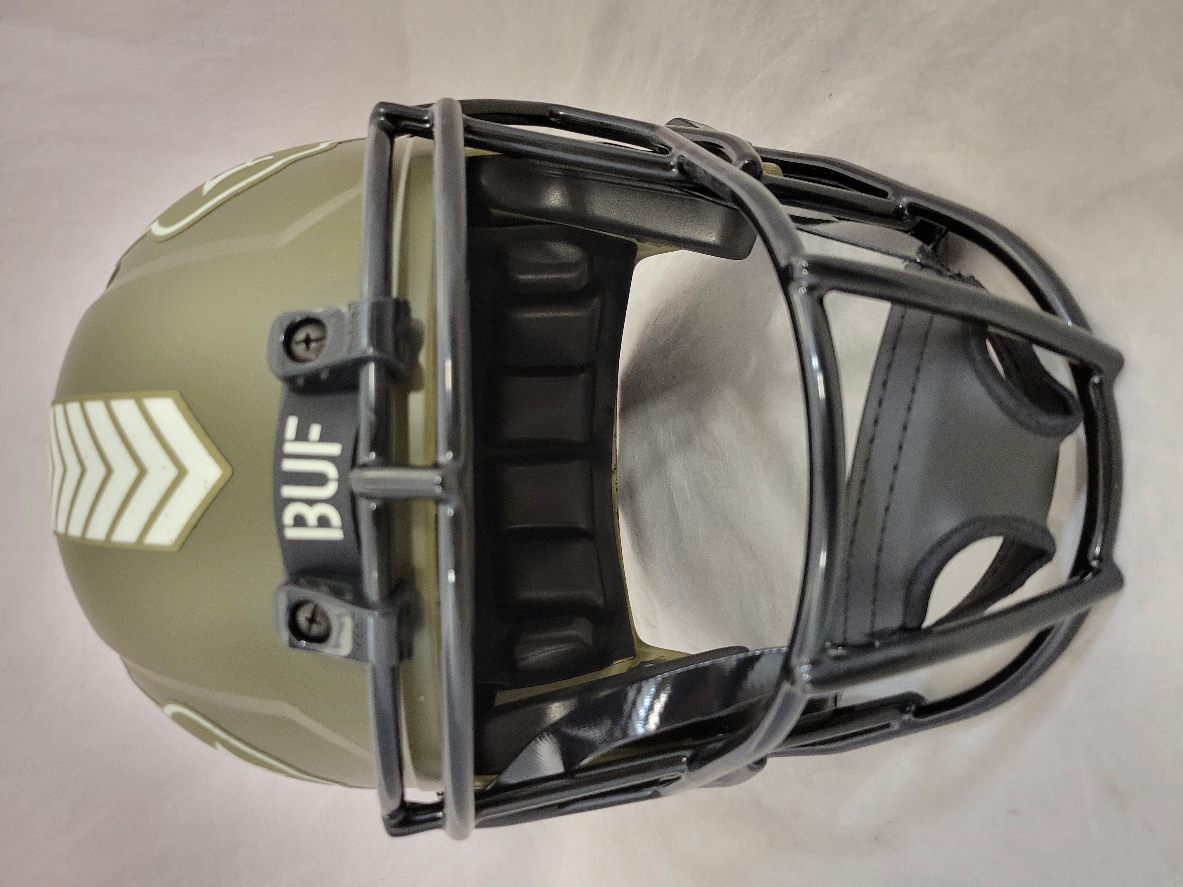 Josh Allen Signed Bills Full-Size Salute To Service Alternate Speed Helmet (Beckett) at PristineAuction.com Josh Allen Signed Bills Full-Size Salute To Service Alternate Speed Helmet (Beckett) at PristineAuction.com