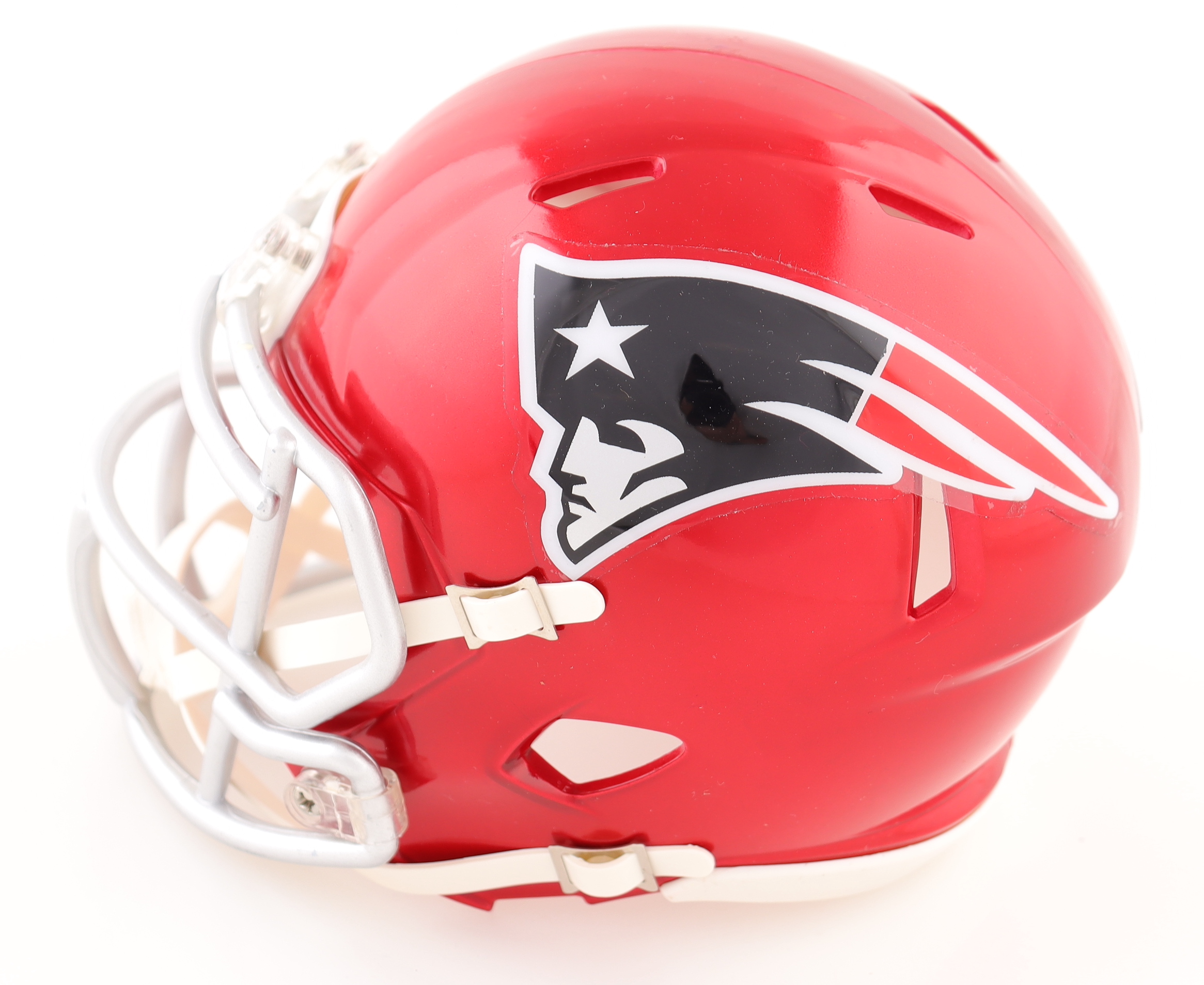 Jonathan Jones Signed Patriots Flash Alternate Speed Mini Helmet (JSA) at PristineAuction.com Jonathan Jones Signed Patriots Flash Alternate Speed Mini Helmet (JSA) at PristineAuction.com