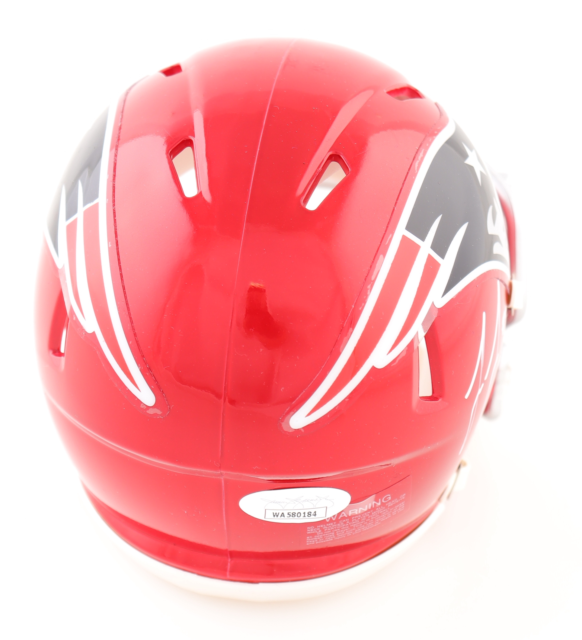 Jonathan Jones Signed Patriots Flash Alternate Speed Mini Helmet (JSA) at PristineAuction.com Jonathan Jones Signed Patriots Flash Alternate Speed Mini Helmet (JSA) at PristineAuction.com