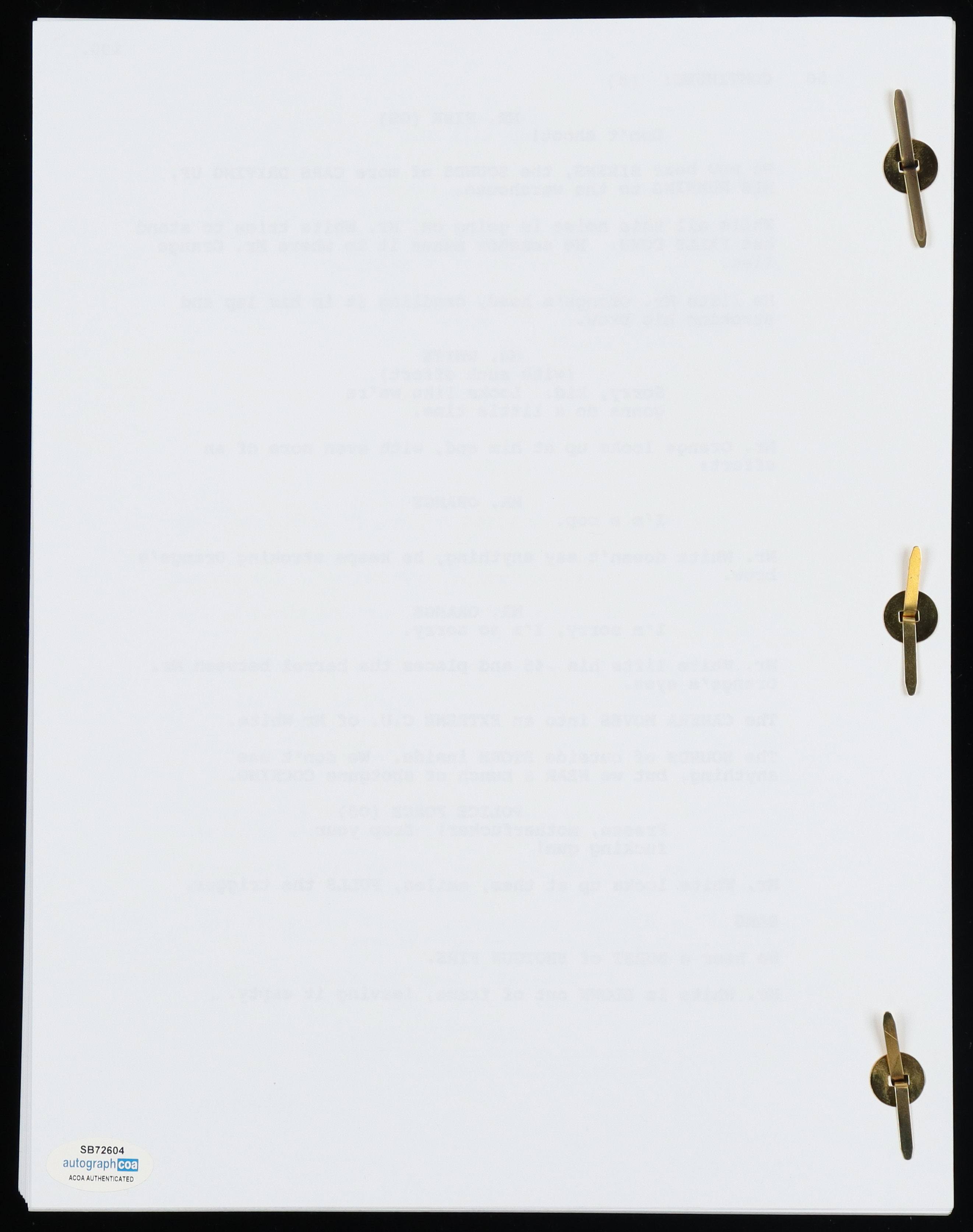 Quentin Tarantino Signed "Reservoir Dogs" Movie Script (AutographCOA) at PristineAuction.com Quentin Tarantino Signed "Reservoir Dogs" Movie Script (AutographCOA) at PristineAuction.com