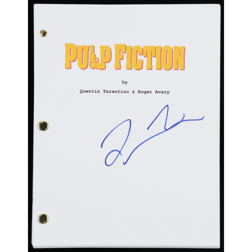 Quentin Tarantino Signed "Pulp Fiction" Movie Script (AutographCOA) Pristine Auction