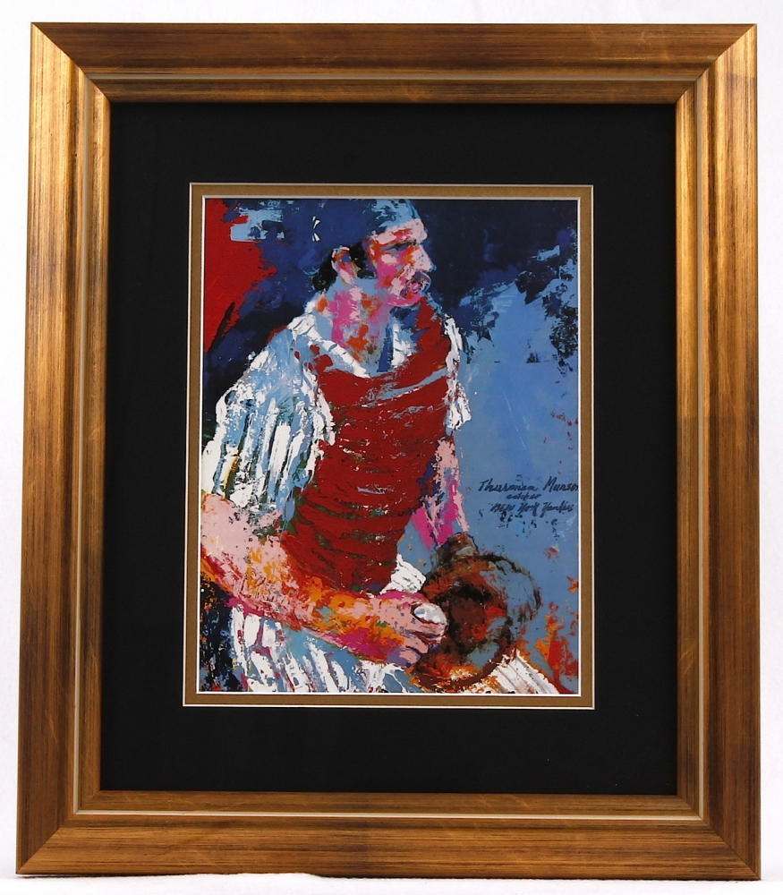 LeRoy Neiman New York Yankees Thurman Munson 12x14 Custom