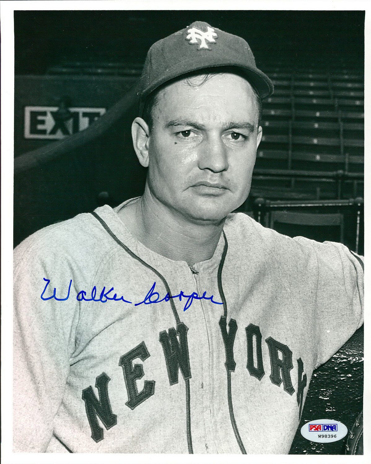 Walker Cooper Signed New York Giants 8x10 Photo (PSA) at PristineAuction.com Walker Cooper Signed New York Giants 8x10 Photo (PSA) at PristineAuction.com