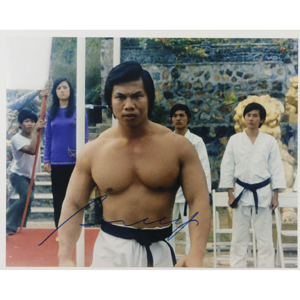 Bolo Yeung Signed "Enter the Dragon" 11x14 Photo (ACOA) | Pristine Auction