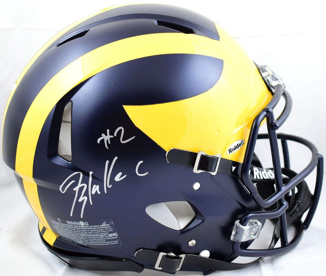 Blake Corum Signed Michigan Wolverines Full-Size Authentic On-Field Speed Helmet (JSA) at PristineAuction.com Blake Corum Signed Michigan Wolverines Full-Size Authentic On-Field Speed Helmet (JSA) at PristineAuction.com