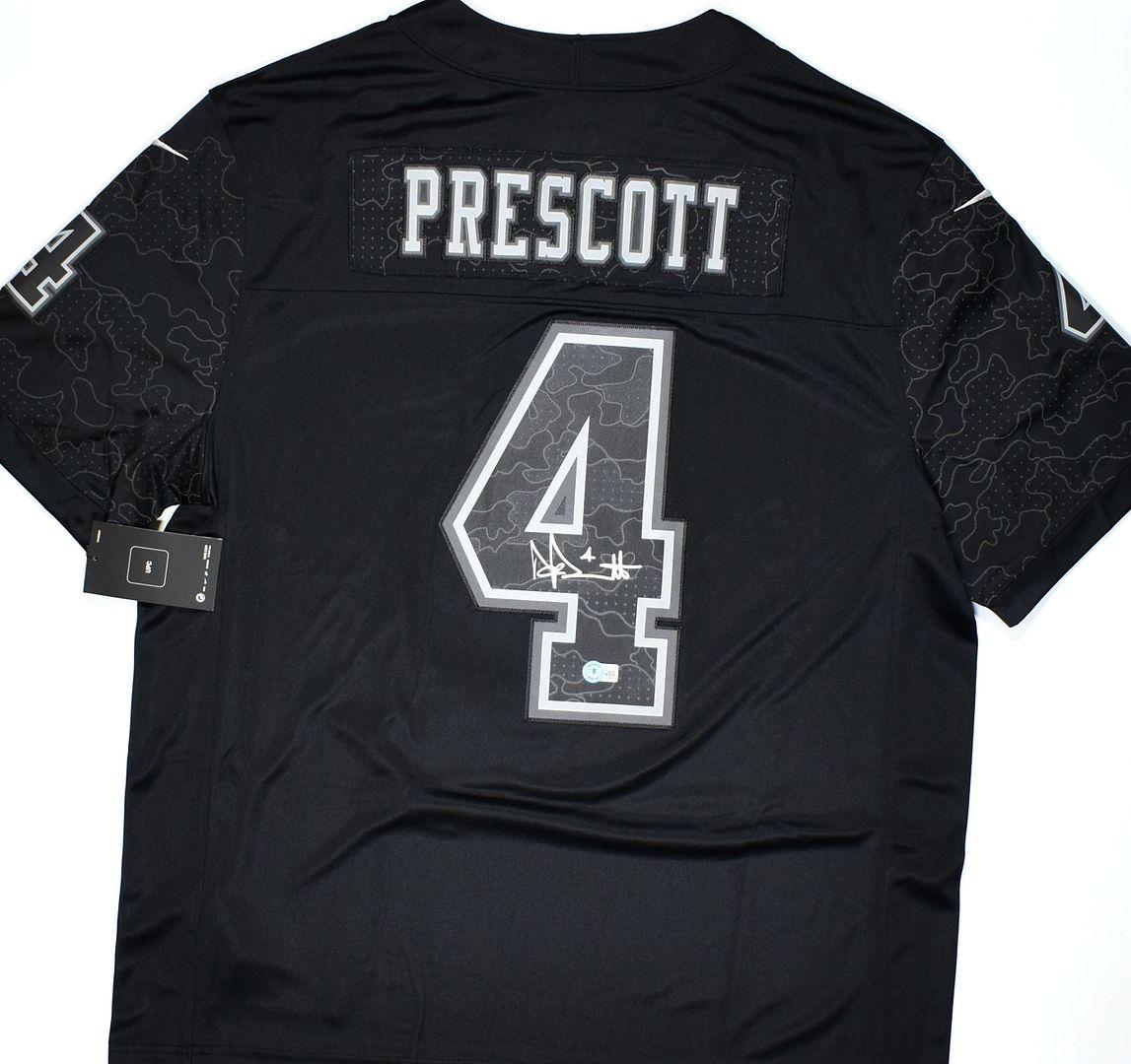 Dak Prescott Signed Cowboys Nike Jersey (Beckett) at PristineAuction.com Dak Prescott Signed Cowboys Nike Jersey (Beckett) at PristineAuction.com