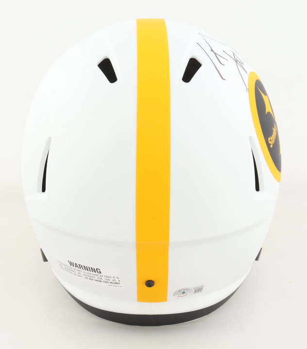 T.J. Watt Signed Steelers Full-Size Lunar Eclipse Alternate Speed Helmet Inscribed "21 DPOY" (Beckett) at PristineAuction.com T.J. Watt Signed Steelers Full-Size Lunar Eclipse Alternate Speed Helmet Inscribed "21 DPOY" (Beckett) at PristineAuction.com