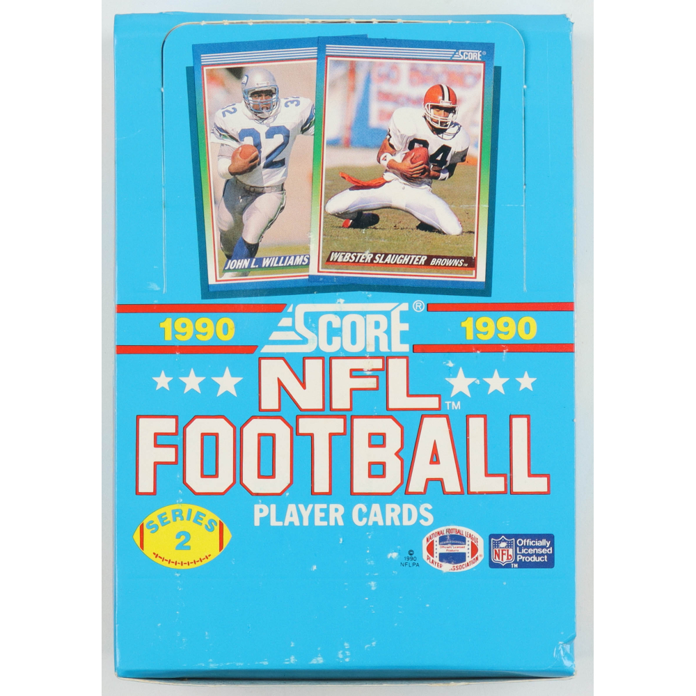 1990 Score Series 2 Football Wax Box with (36) Packs at PristineAuction.com