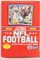 1990 Score Series 1 Football Wax Box of (36) Packs at PristineAuction.com