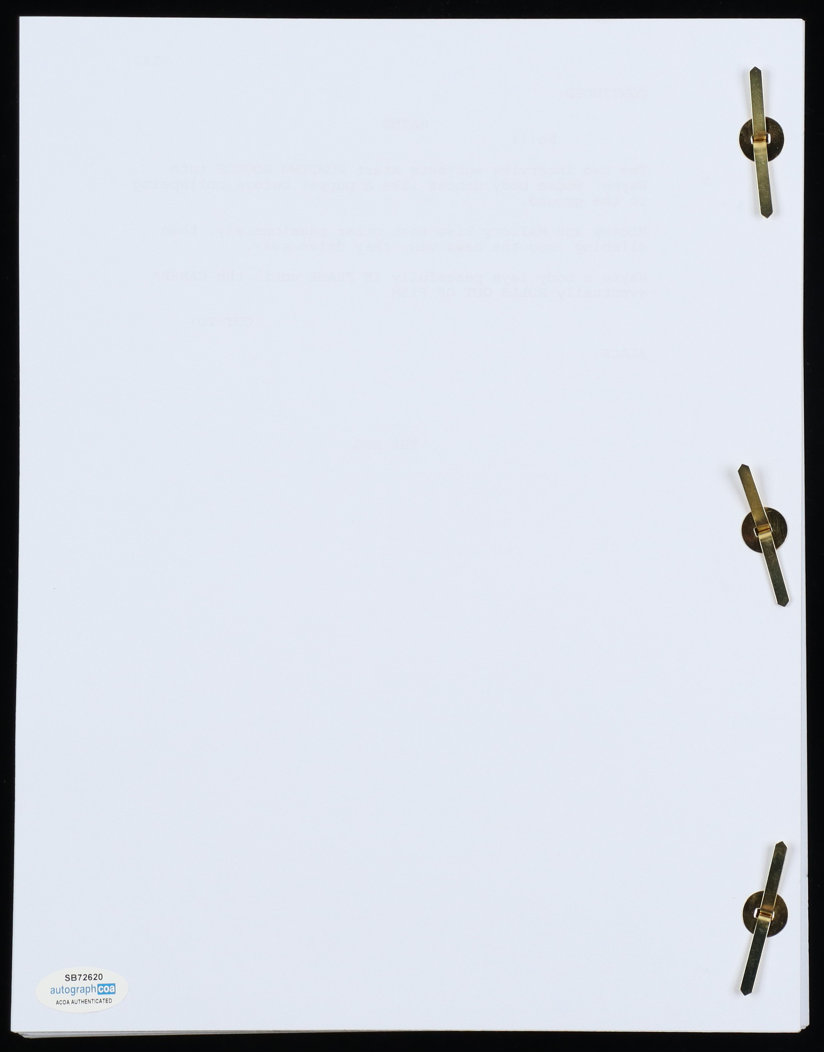 Quentin Tarantino Signed "Natural Born Killers" Movie Script (AutographCOA) at PristineAuction.com Quentin Tarantino Signed "Natural Born Killers" Movie Script (AutographCOA) at PristineAuction.com