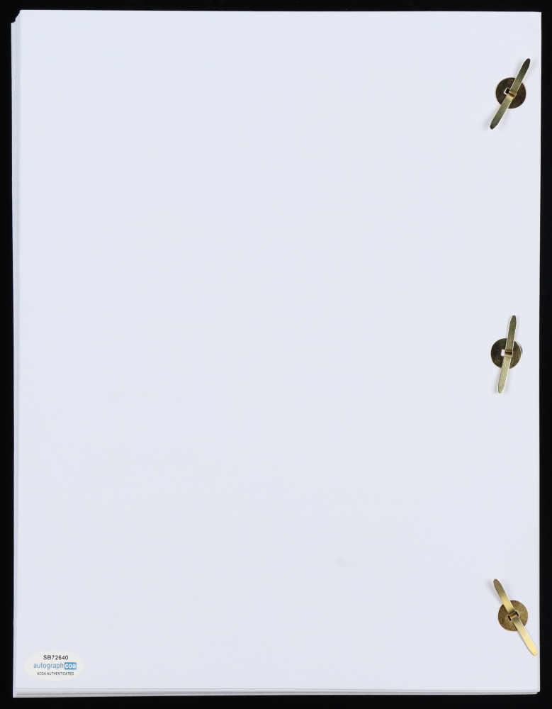 Martin Short Signed "Mars Attacks!" Movie Script (AutographCOA