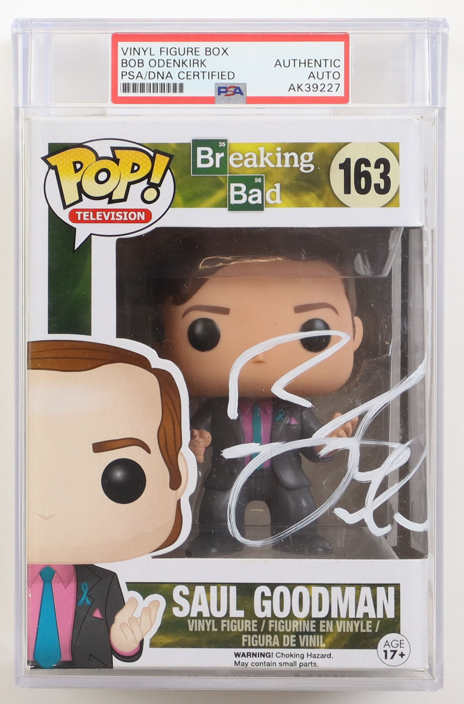 Bob Odenkirk Signed "Breaking Bad" #163 Saul Goodman Funko Pop! Vinyl Figure (PSA) at PristineAuction.com Bob Odenkirk Signed "Breaking Bad" #163 Saul Goodman Funko Pop! Vinyl Figure (PSA) at PristineAuction.com