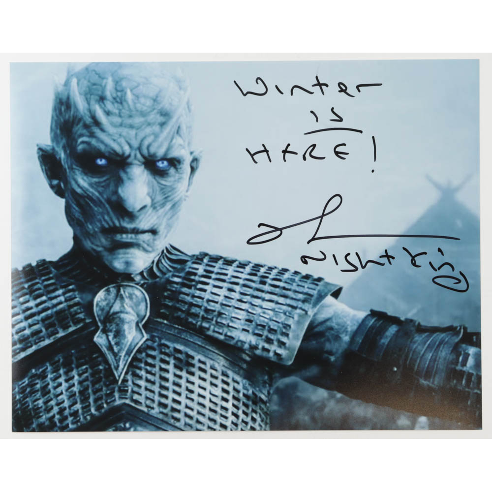 Richard Brake Signed "Game of Thrones" 11x14 Photo Inscribed "Winter Is