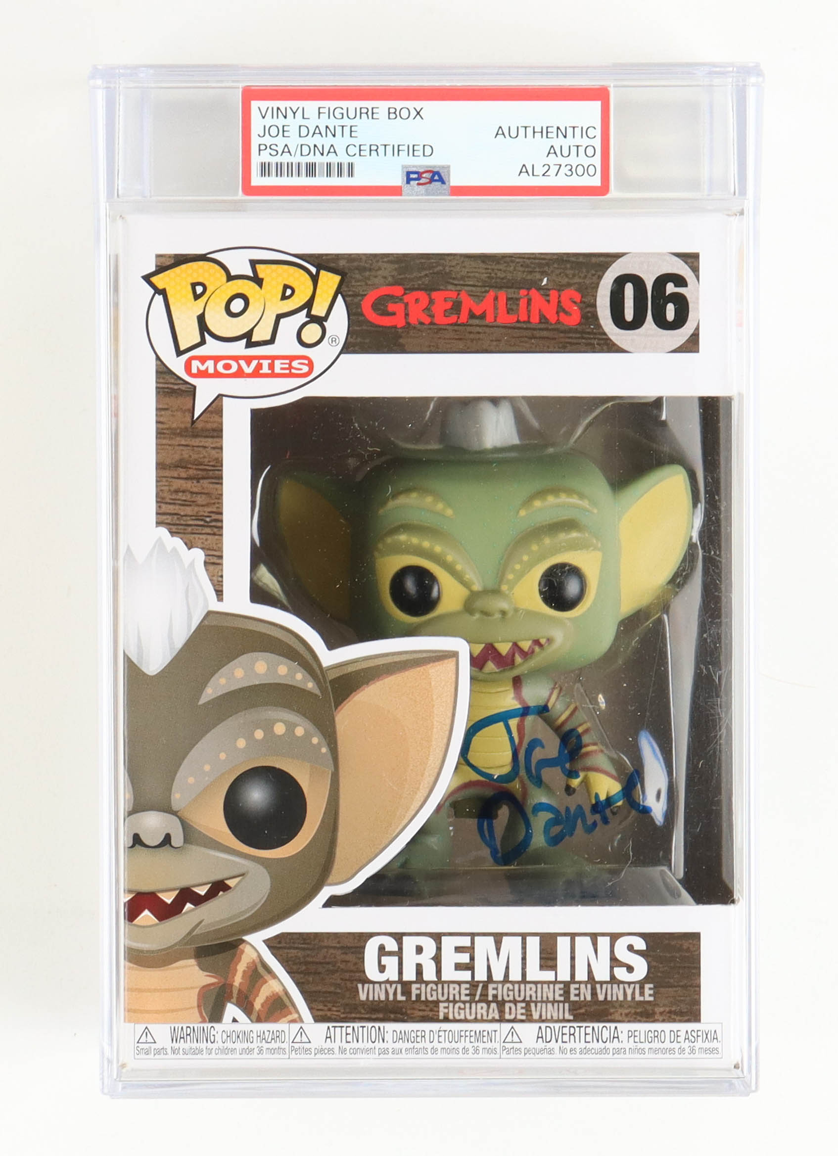 Joe Dante Signed "Gremlins" Gremlins #06 Funko Pop! Vinyl Figure (PSA) at PristineAuction.com Joe Dante Signed "Gremlins" Gremlins #06 Funko Pop! Vinyl Figure (PSA) at PristineAuction.com