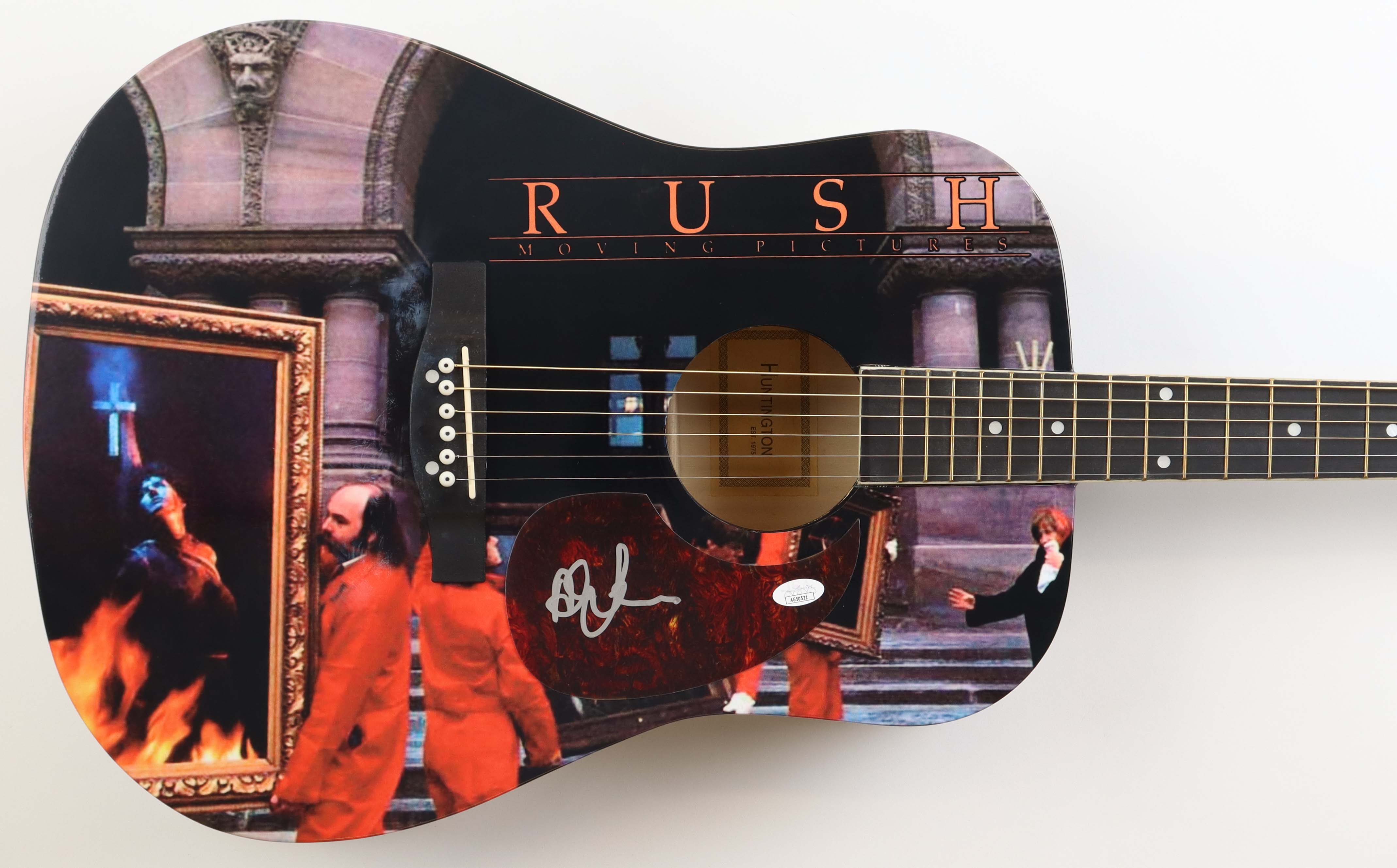 Alex Lifeson Signed "Rush" 39" Acoustic Guitar (JSA) at PristineAuction.com Alex Lifeson Signed "Rush" 39" Acoustic Guitar (JSA) at PristineAuction.com