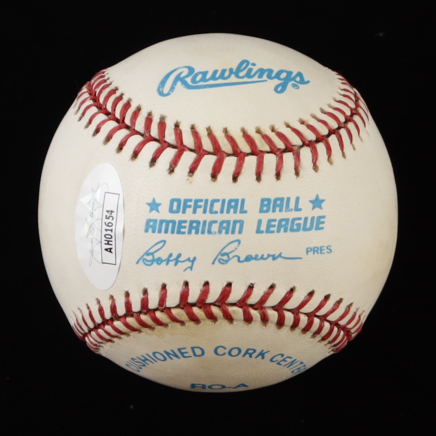 Frank Thomas Signed OAL Baseball (JSA) at PristineAuction.com Frank Thomas Signed OAL Baseball (JSA) at PristineAuction.com