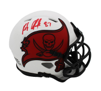 Rob Gronkowski Signed Buccaneers Lunar Eclipse Alternate Speed Mini Helmet (Radtke) at PristineAuction.com