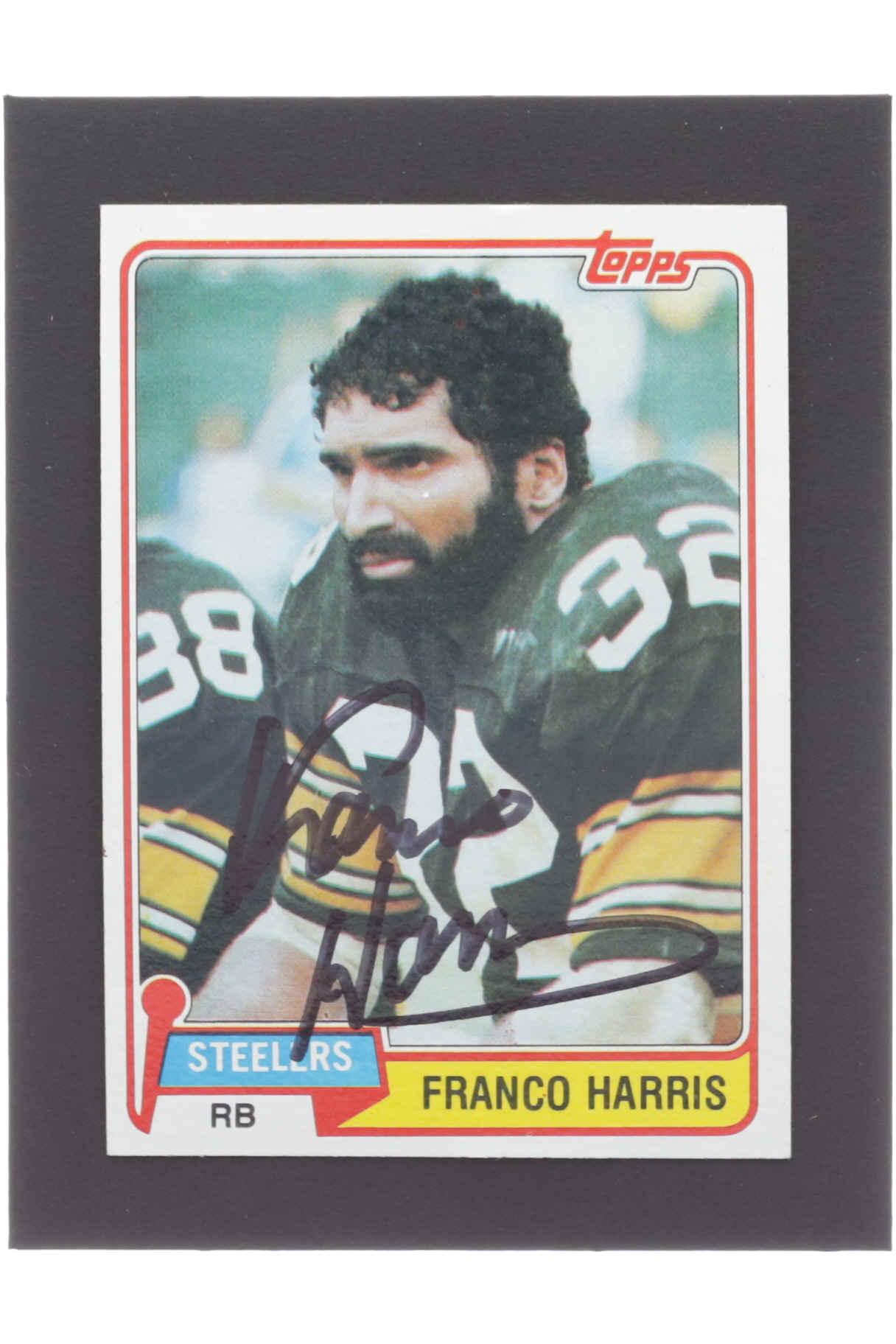 Franco Harris Signed 1981 Topps #220 (JSA) at PristineAuction.com Franco Harris Signed 1981 Topps #220 (JSA) at PristineAuction.com