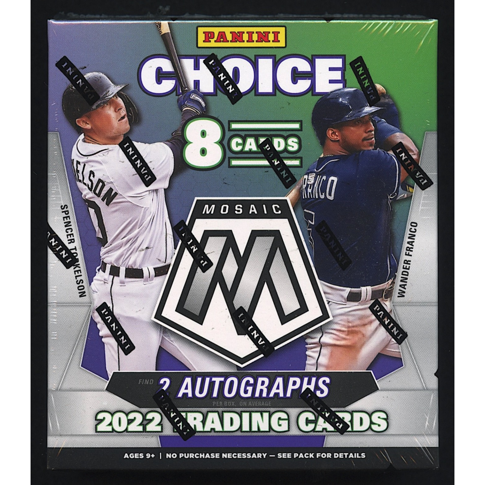 2022 Panini Mosaic Choice Baseball Hobby Box Pristine Auction 2022 Panini Mosaic Choice Baseball Hobby Box Pristine Auction