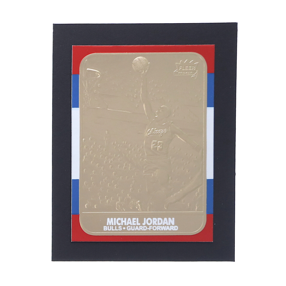 michael jordan fleer gold card