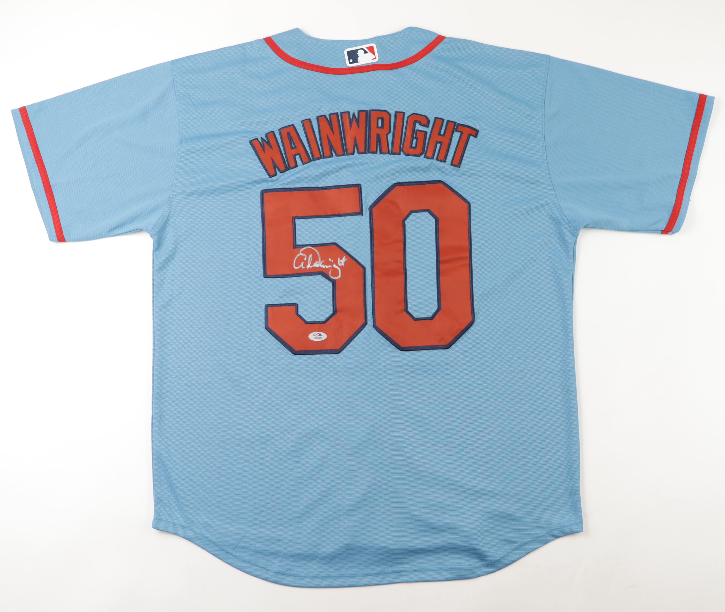 Adam Wainwright Signed Jersey (PSA) at PristineAuction.com Adam Wainwright Signed Jersey (PSA) at PristineAuction.com