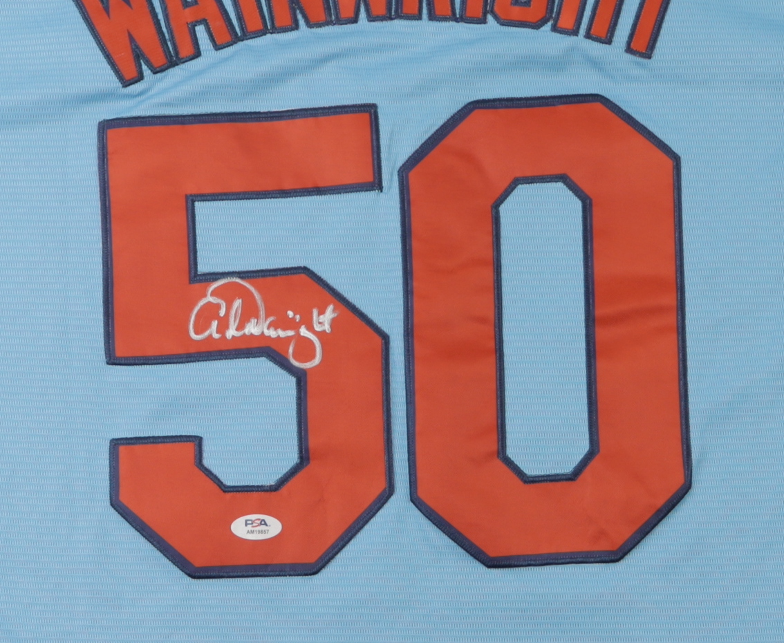 Adam Wainwright Signed Jersey (PSA) at PristineAuction.com Adam Wainwright Signed Jersey (PSA) at PristineAuction.com