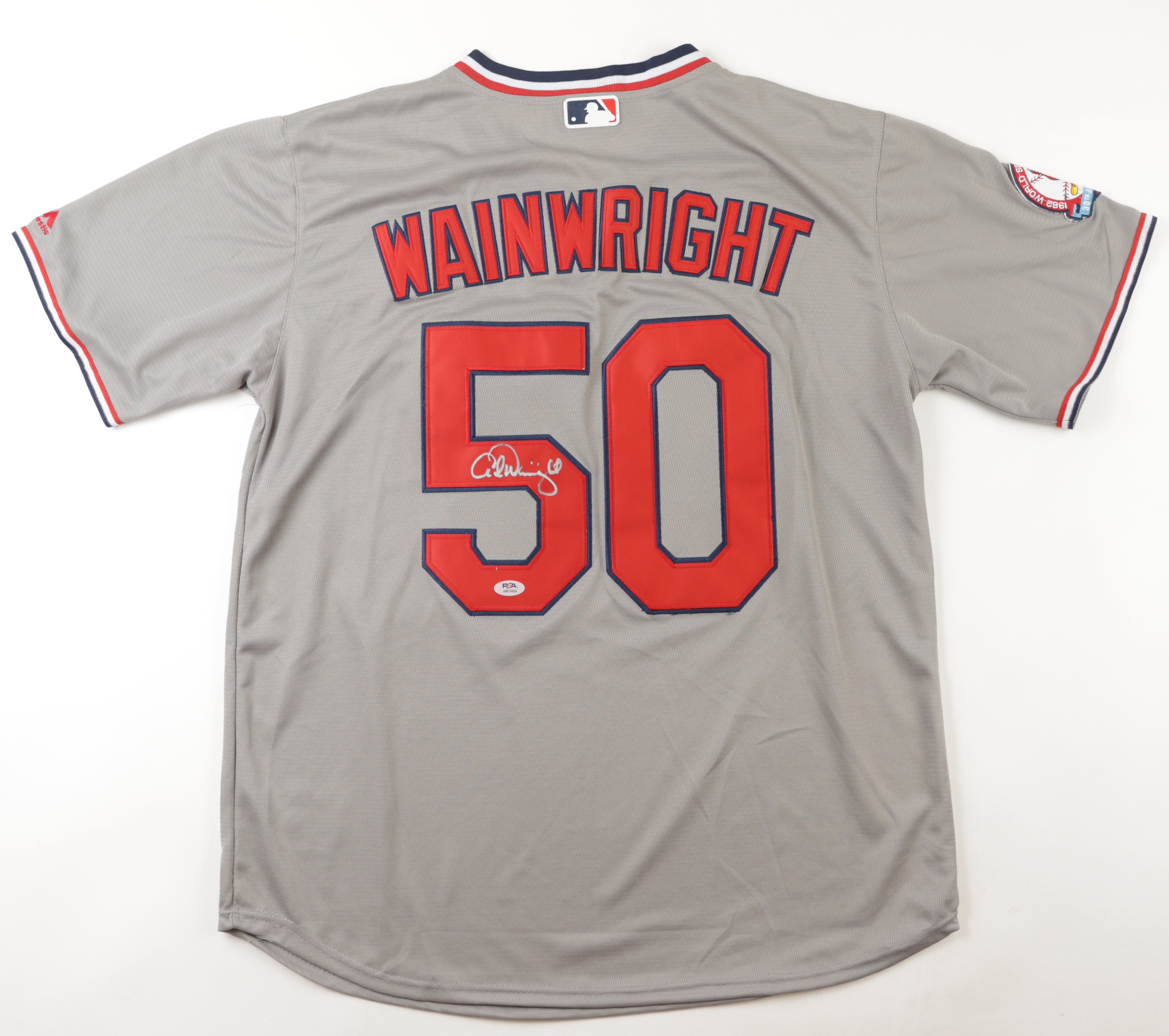 Adam Wainwright Signed Jersey (PSA) at PristineAuction.com Adam Wainwright Signed Jersey (PSA) at PristineAuction.com