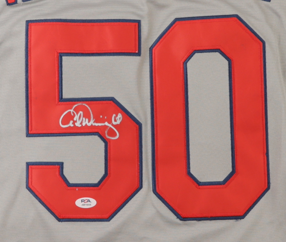 Adam Wainwright Signed Jersey (PSA) at PristineAuction.com Adam Wainwright Signed Jersey (PSA) at PristineAuction.com