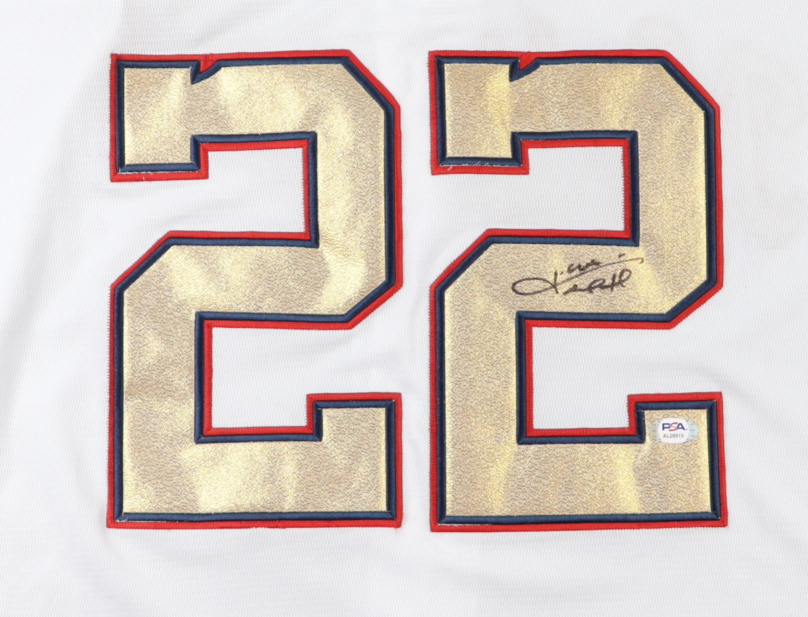 Juan Soto Signed Jersey (PSA) at PristineAuction.com Juan Soto Signed Jersey (PSA) at PristineAuction.com