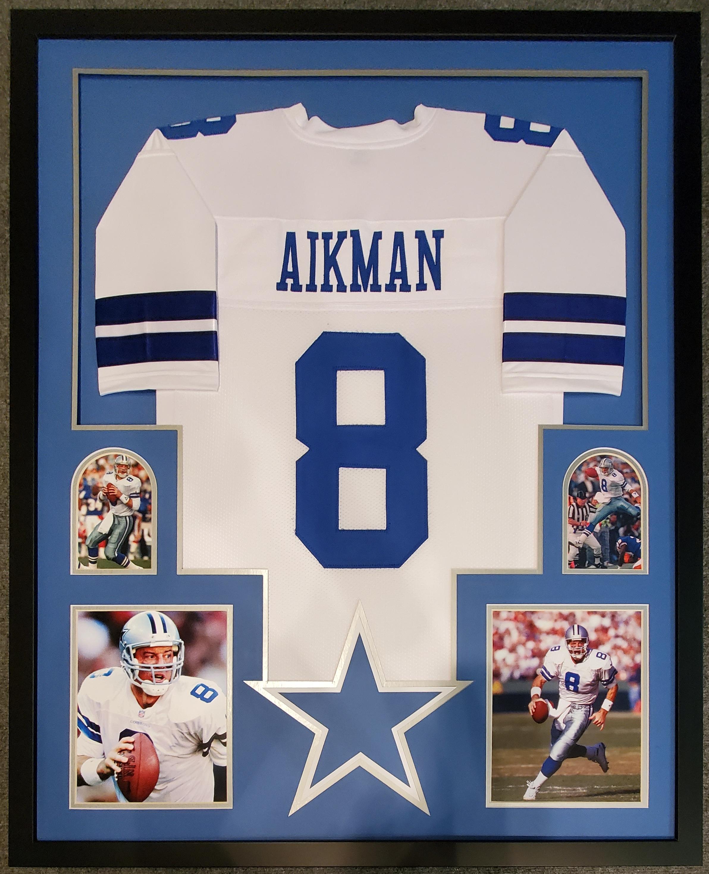 Troy Aikman Custom Framed Jersey Display at PristineAuction.com Troy Aikman Custom Framed Jersey Display at PristineAuction.com