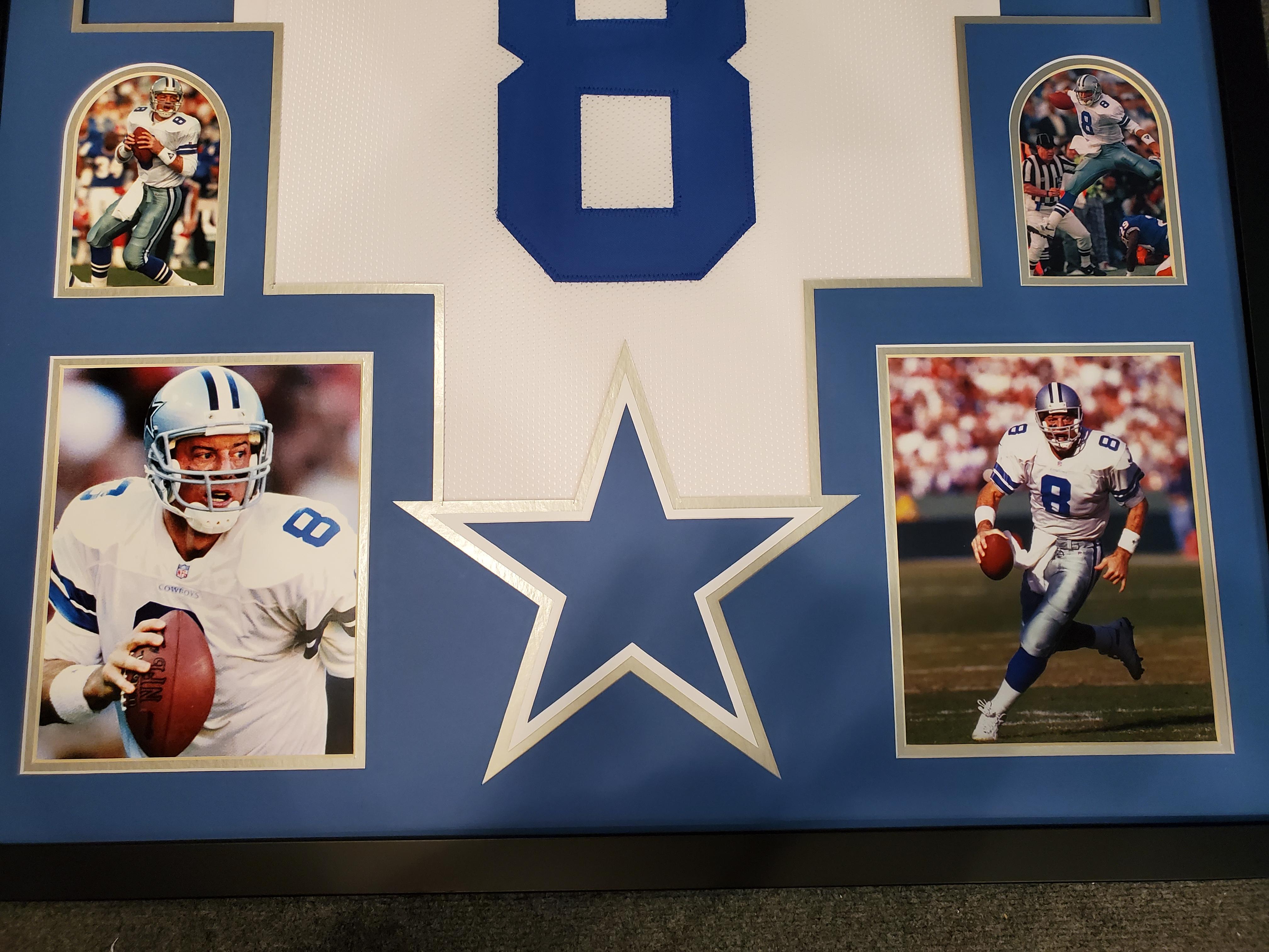 Troy Aikman Custom Framed Jersey Display at PristineAuction.com Troy Aikman Custom Framed Jersey Display at PristineAuction.com
