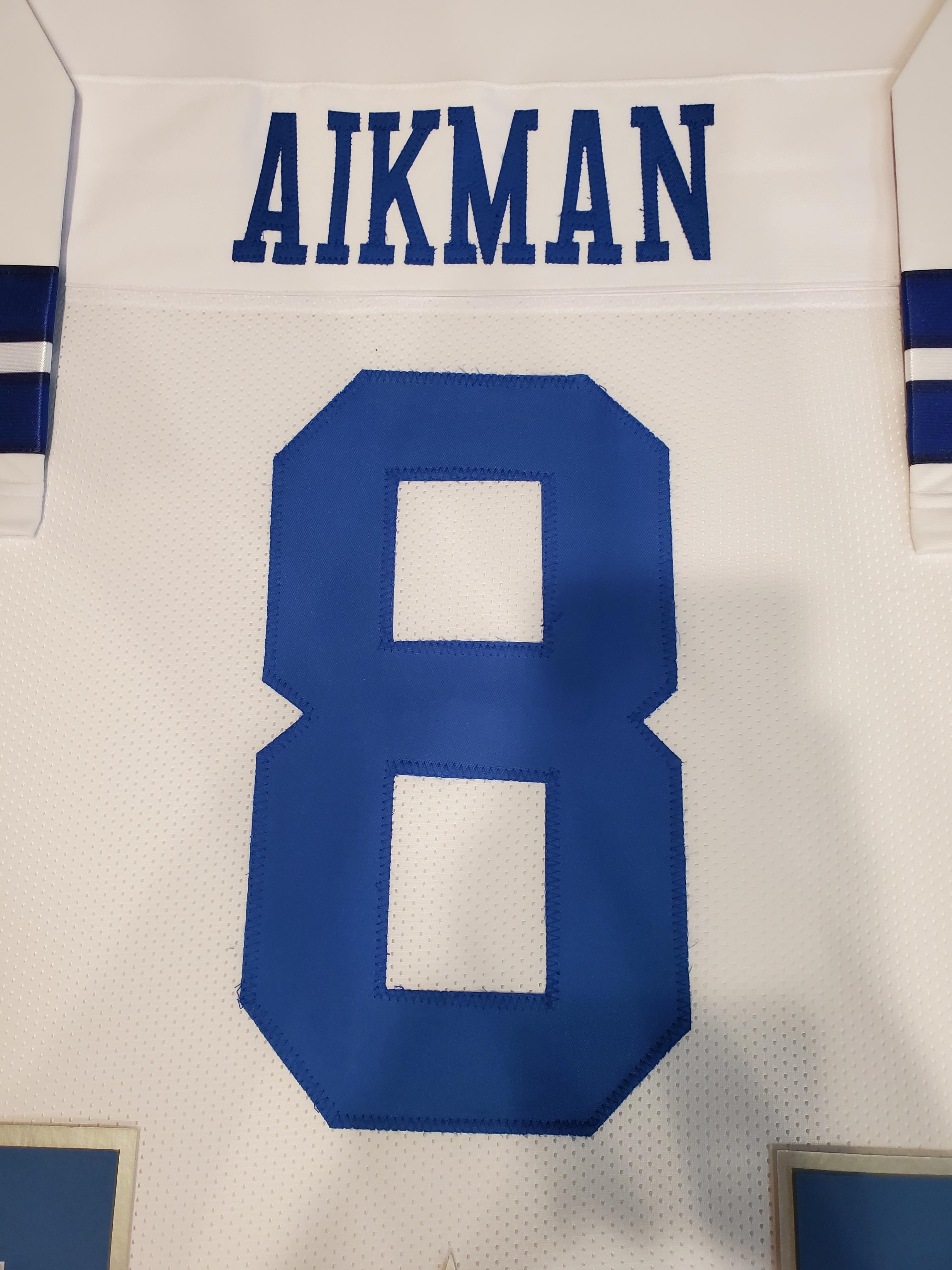 Troy Aikman Custom Framed Jersey Display at PristineAuction.com Troy Aikman Custom Framed Jersey Display at PristineAuction.com