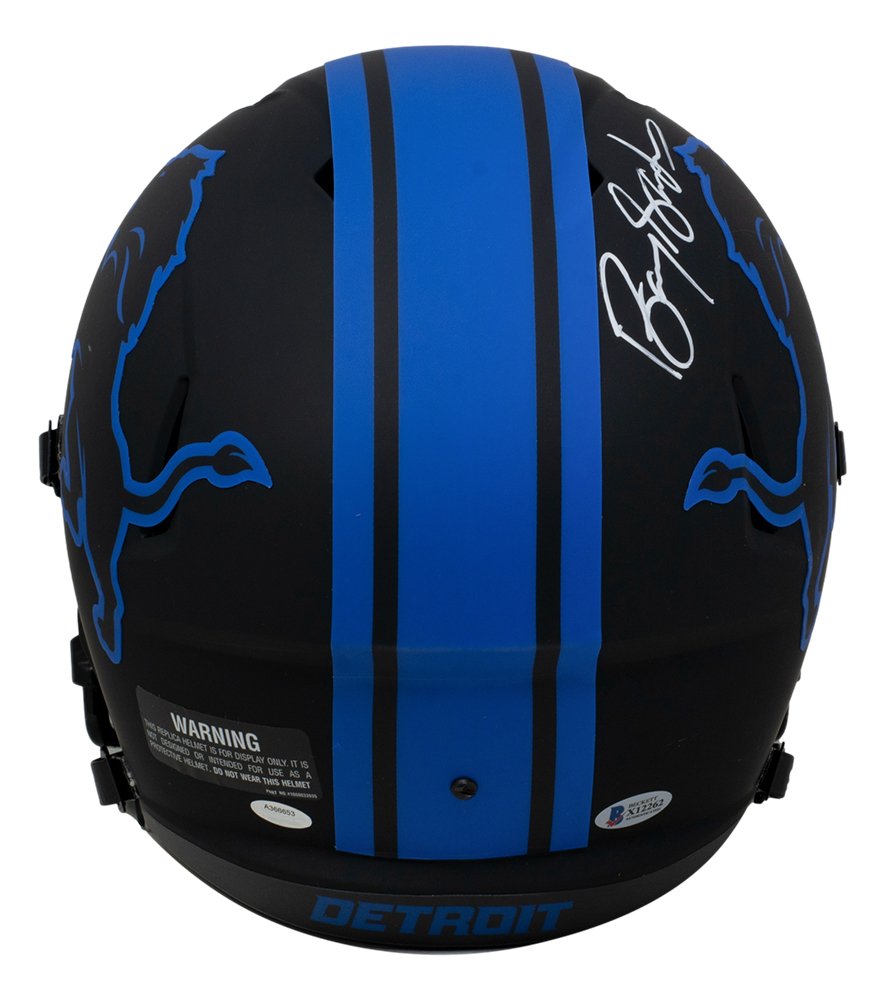 Barry Sanders Signed Lions Full-Size Eclipse Alternate Speed Helmet (Beckett & Schwartz) at PristineAuction.com Barry Sanders Signed Lions Full-Size Eclipse Alternate Speed Helmet (Beckett & Schwartz) at PristineAuction.com