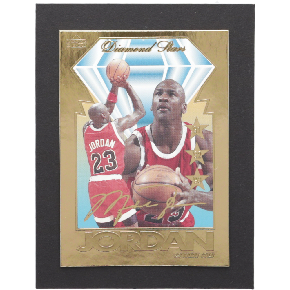 23kt michael jordan card