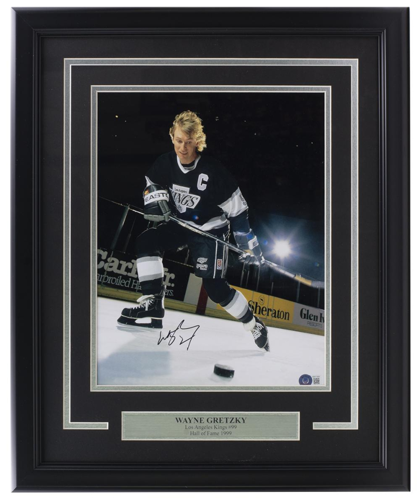 WAYNE GRETZKY signed autographed photo gold COA Hologram