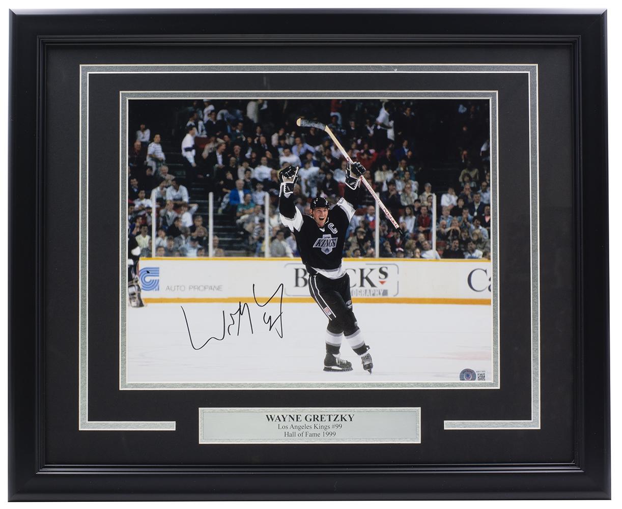 Wayne Gretzky Signed 16x20 Custom Framed Photo Display (Beckett LOA) at PristineAuction.com Wayne Gretzky Signed 16x20 Custom Framed Photo Display (Beckett LOA) at PristineAuction.com
