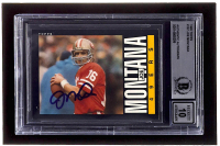 Joe Montana Signed 1985 Topps #157 (BGS | Auto Grade 10) at PristineAuction.com