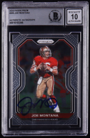 Joe Montana Signed 2020 Panini Prizm #290 (BGS | Auto Grade 10) at PristineAuction.com