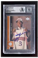 Allen Iverson Signed 1996-97 Upper Deck #91 RC (BGS | Auto 10) at PristineAuction.com