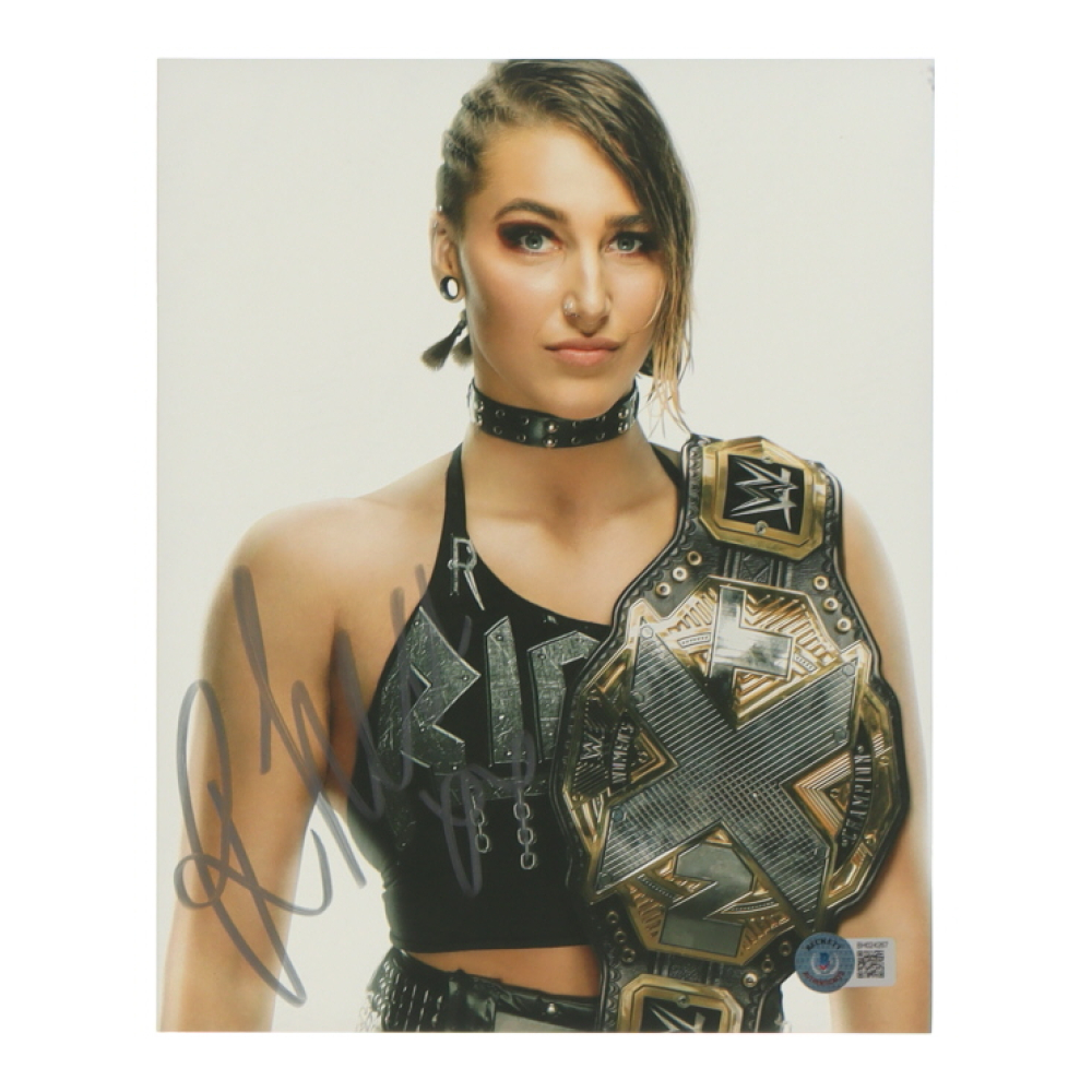Signed Rhea Ripley Rhea Ripley Signed WWE 8x10 Photo (Beckett) | Pristine Auction